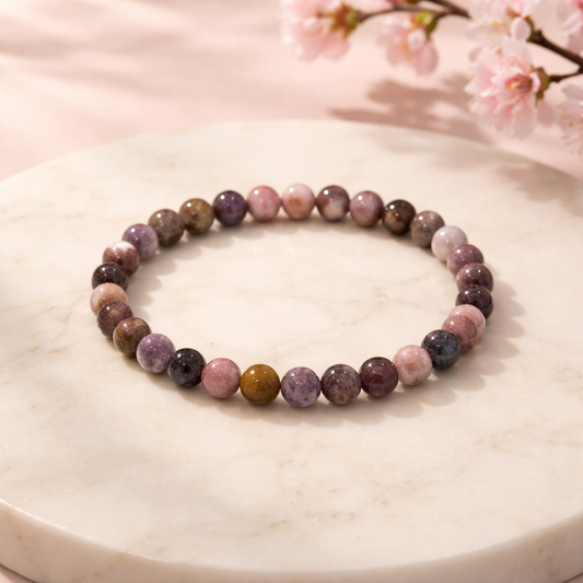 Turmalin Armband bunt 6mm