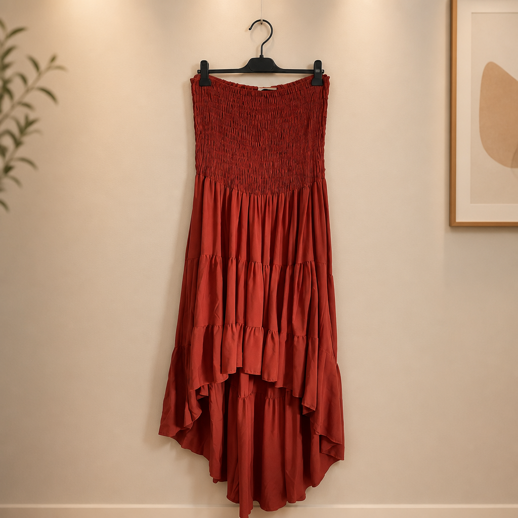 Vokuhila Bondeau Kleid
