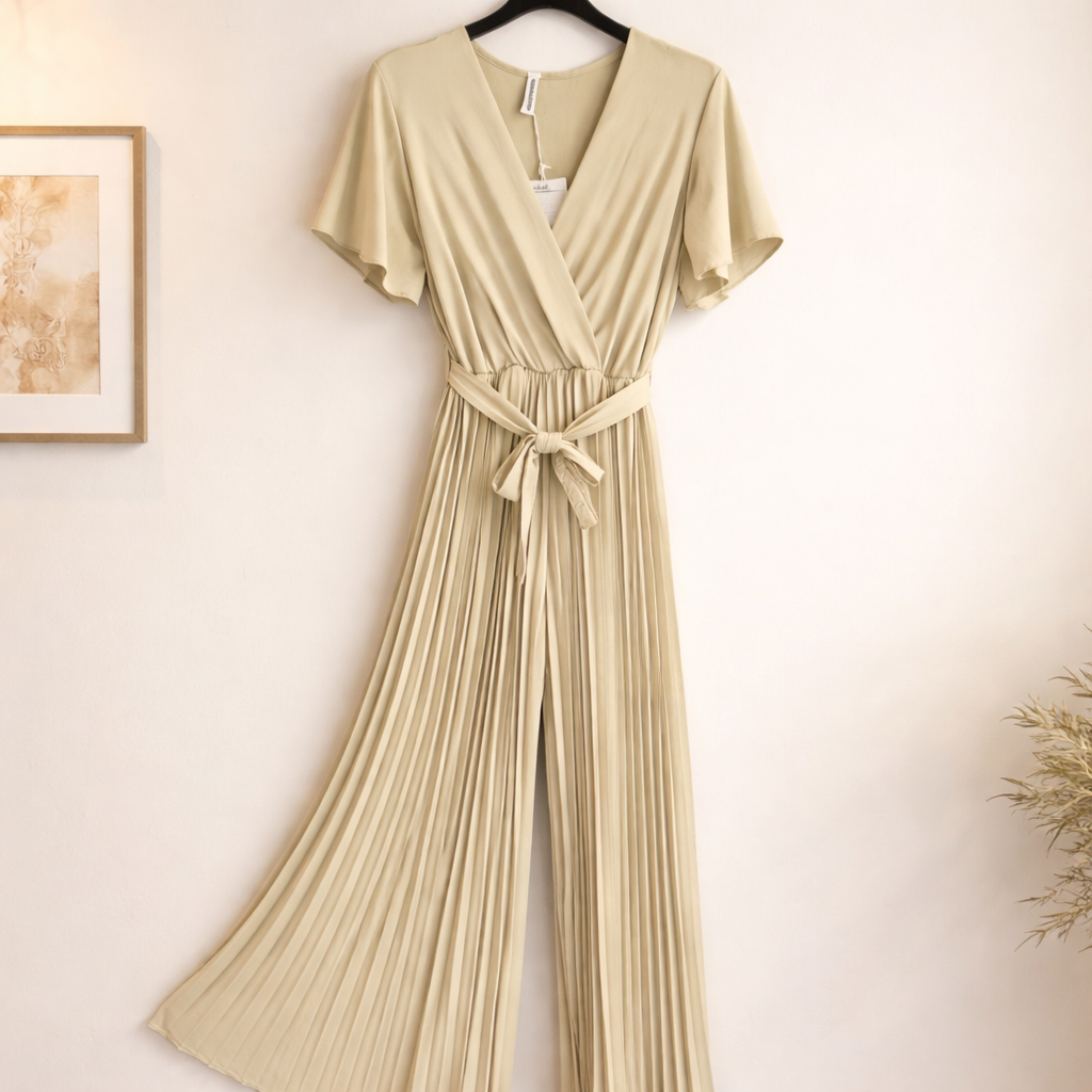 Plissee Jumpsuit