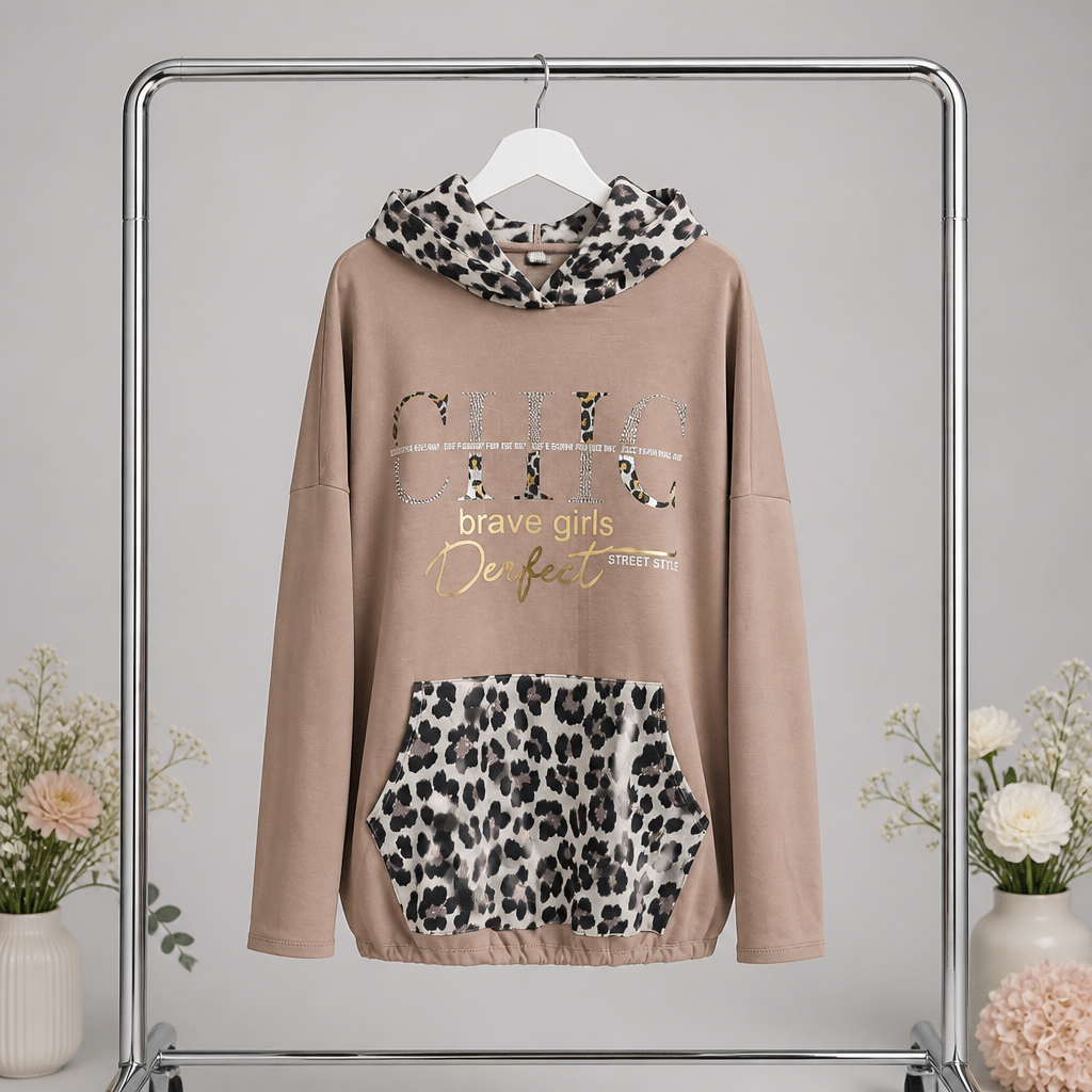 Hoodie Chic and Brave