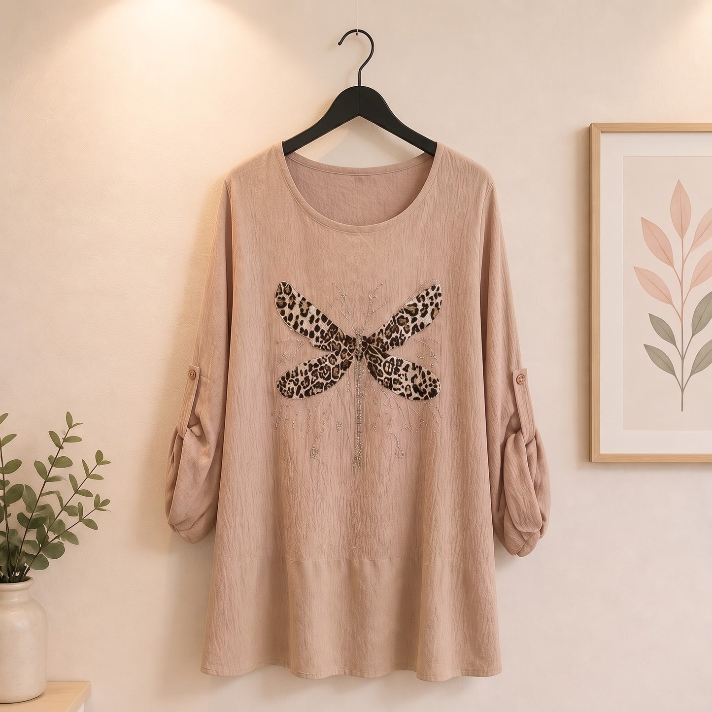 Longshirt mit Libelle