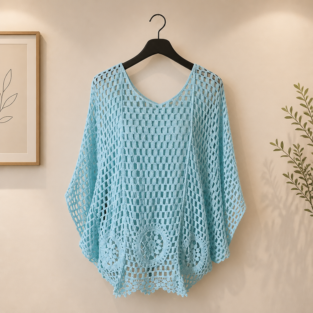 Häkel Pulli mit Untershirt