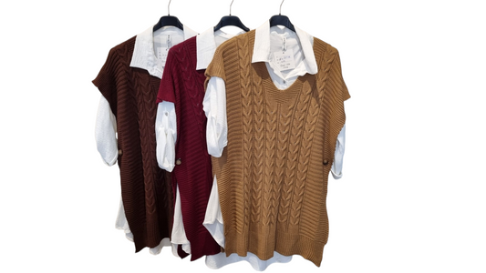 Bluse mit Pollunder