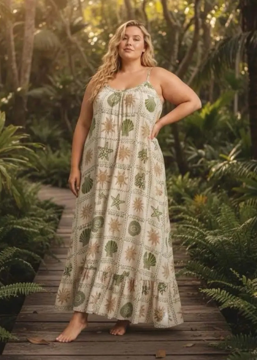 Maritimes Trägerkleid