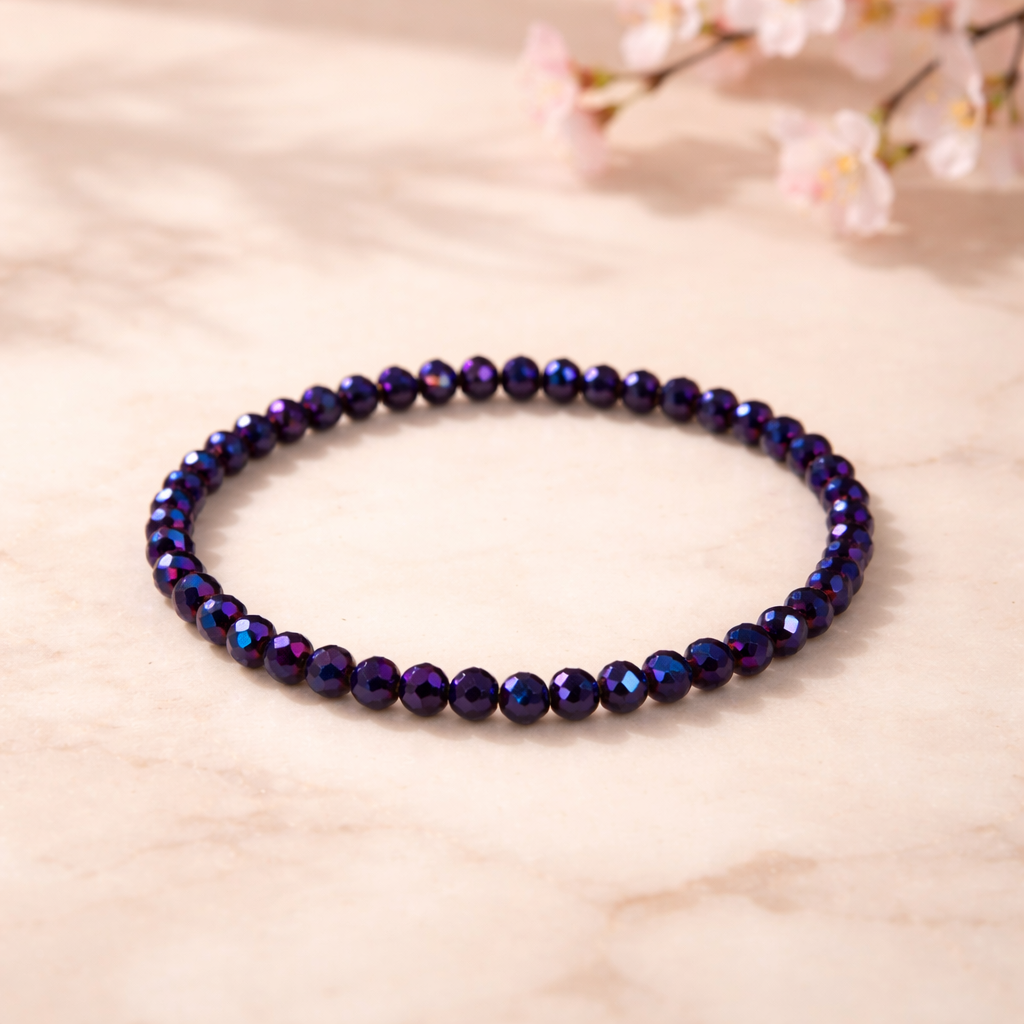 Armband aus geschliffen Glasperlen