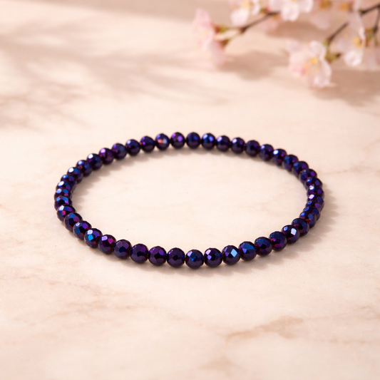 Armband aus geschliffen Glasperlen