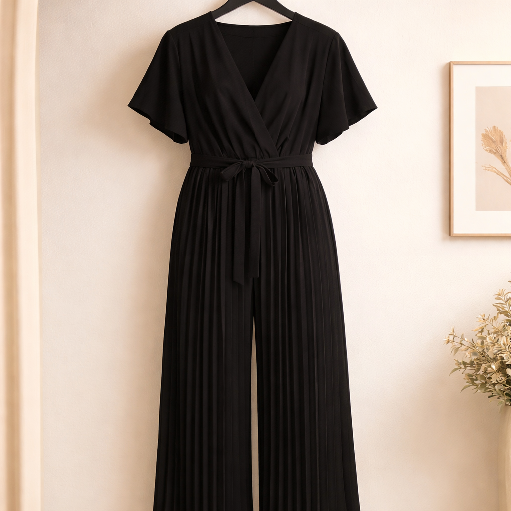 Plissee Jumpsuit