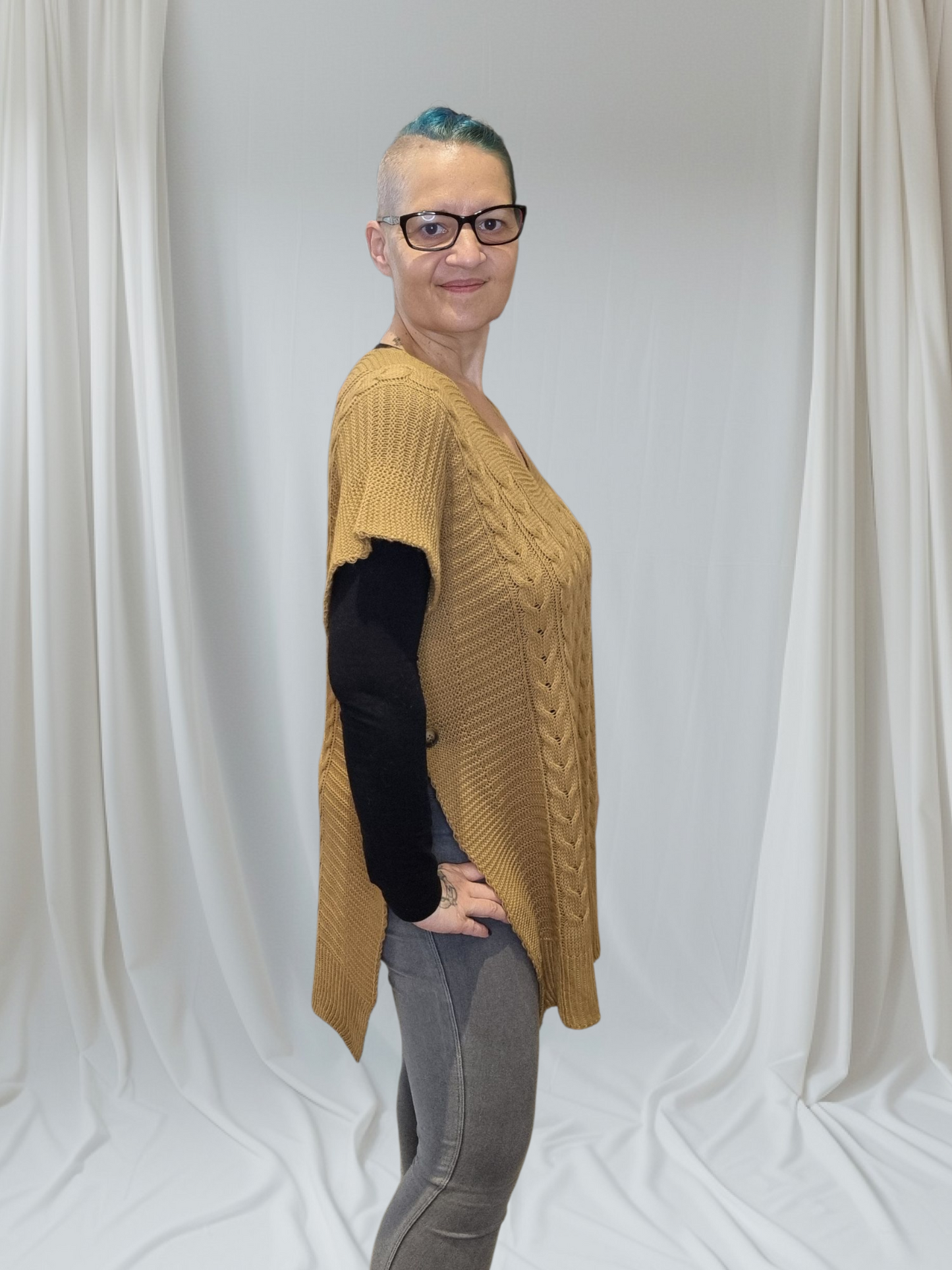 Bluse mit Pollunder