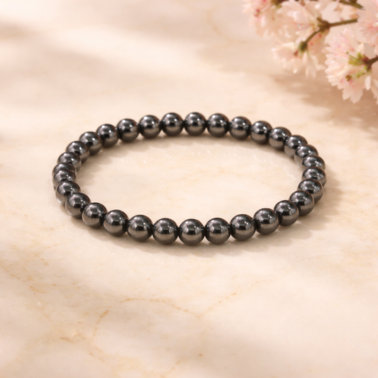 Armband Hämatit 6mm