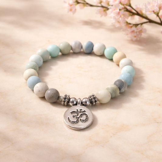 Amazonit Armband Ohm