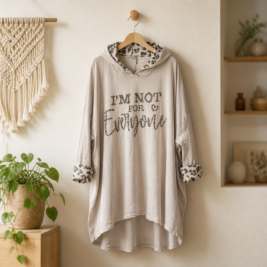 Long Hoodie "not for everything"