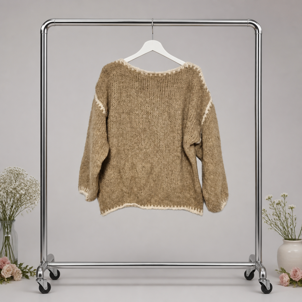 Strickpulli mit Details