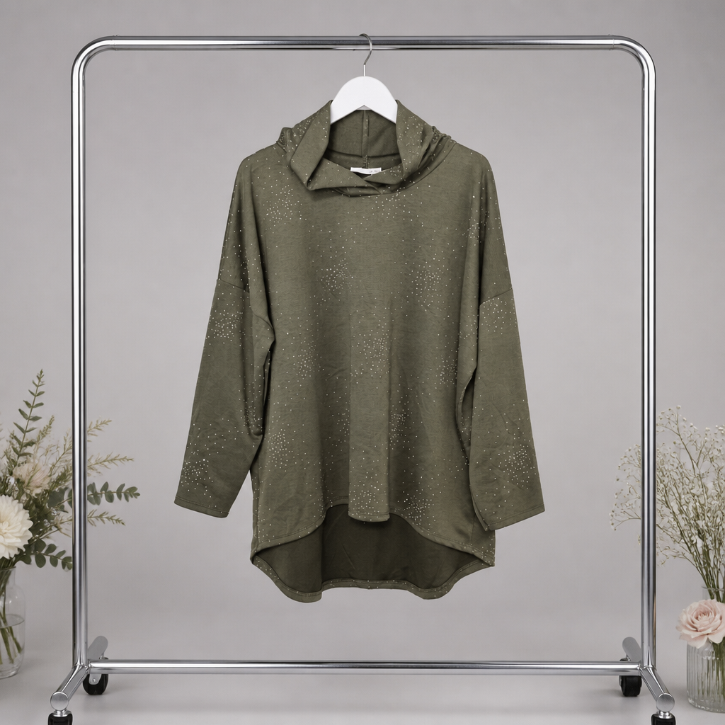 Hoodie mit Strass