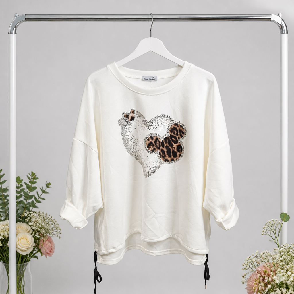 Sweater "Mickey at heart"