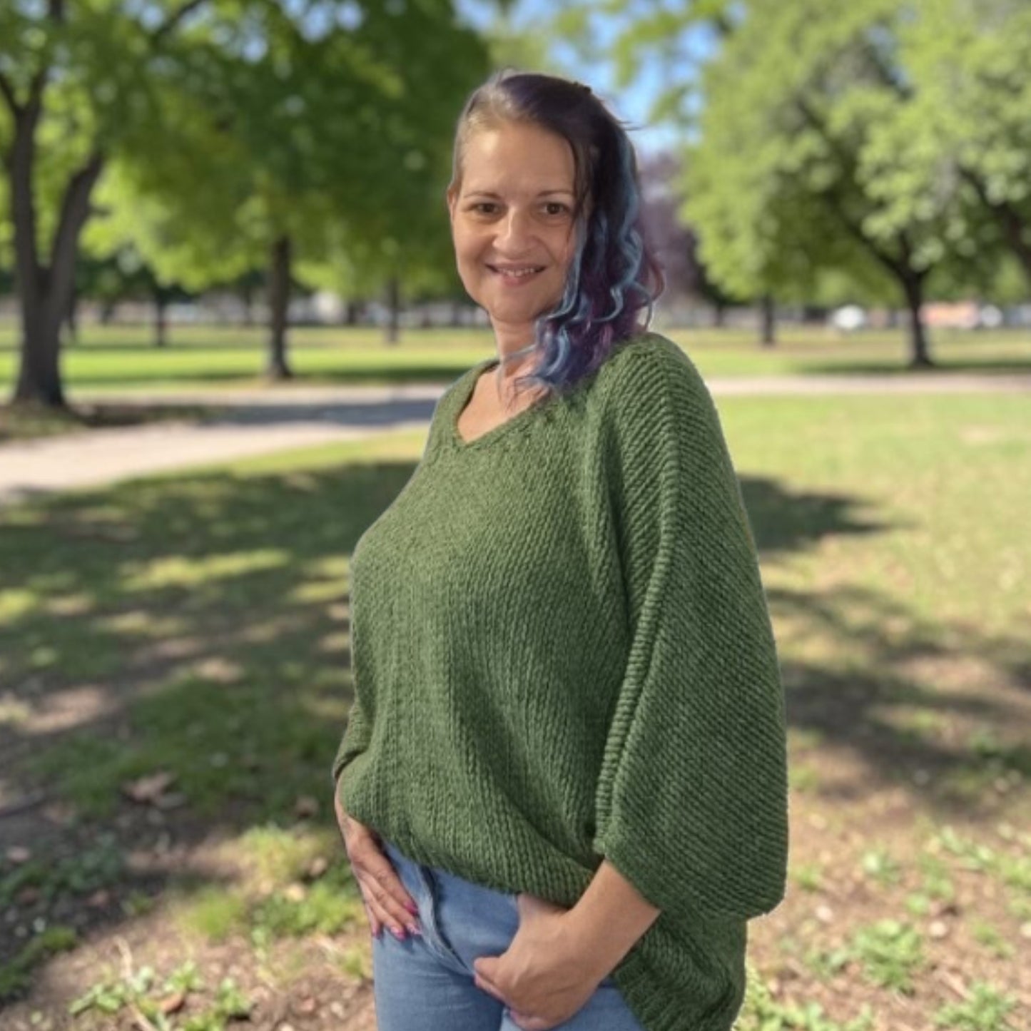 Strickpulli kurzarm