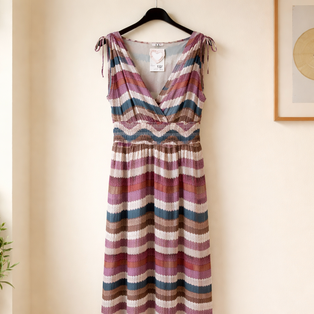 Tailliertes Sommerkleid