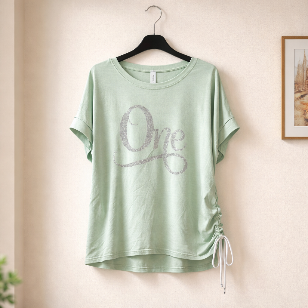 Shirt  ONE mit Raffung