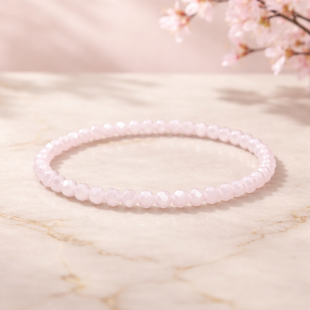Armband aus geschliffen Glasperlen