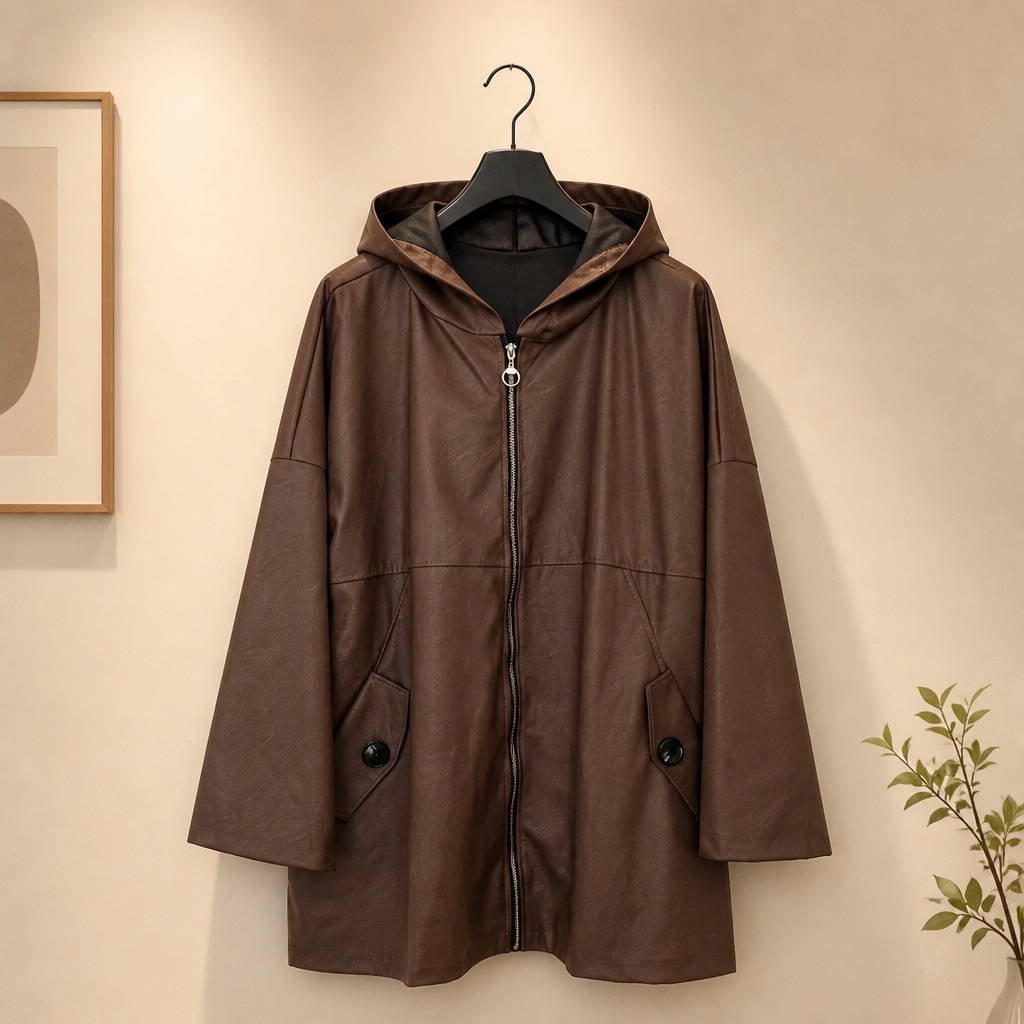 Lederlook Jacke