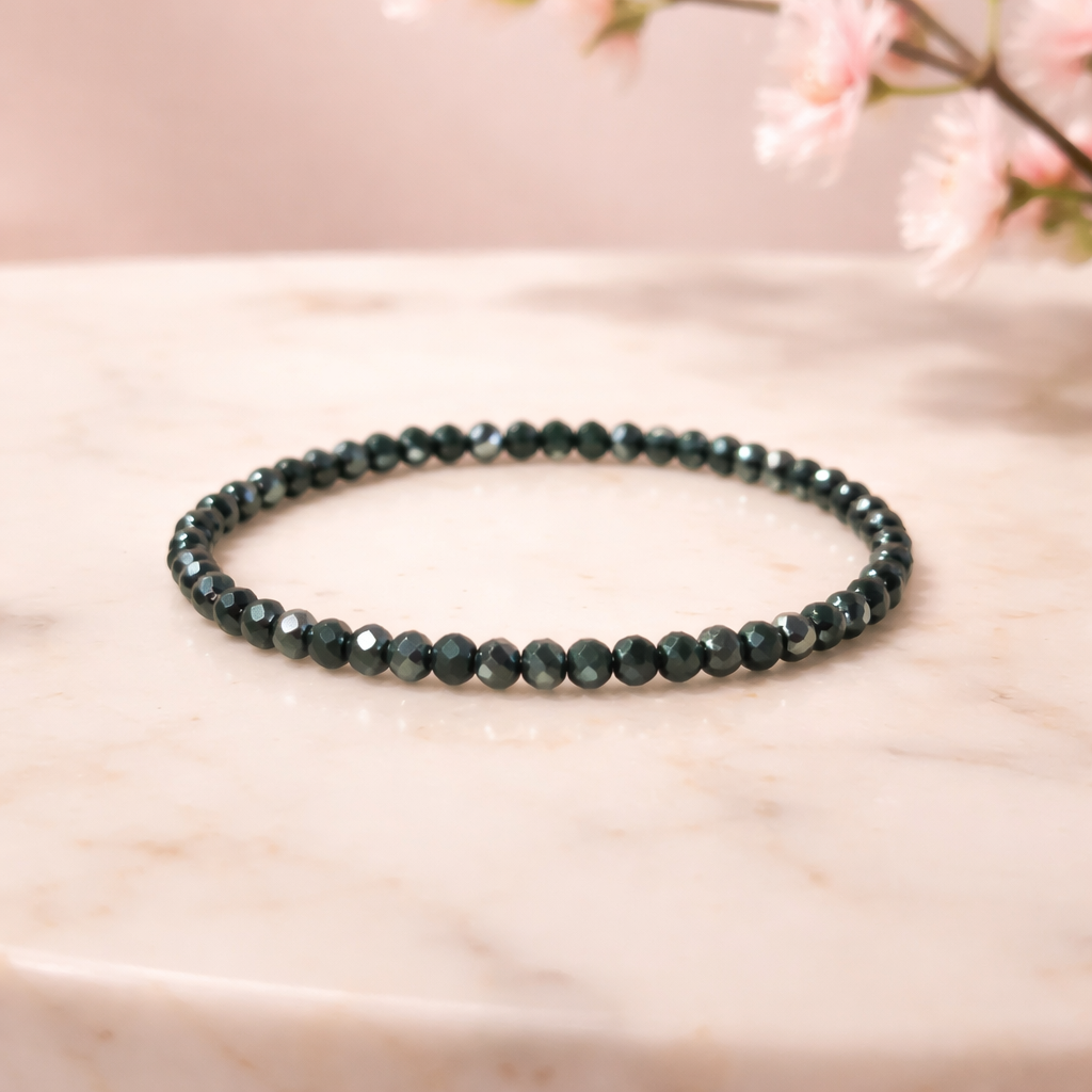 Armband aus geschliffen Glasperlen