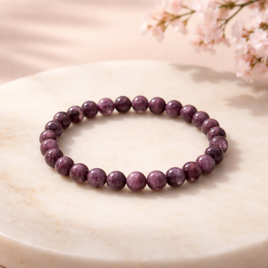 Armband Lepidolith 6mm