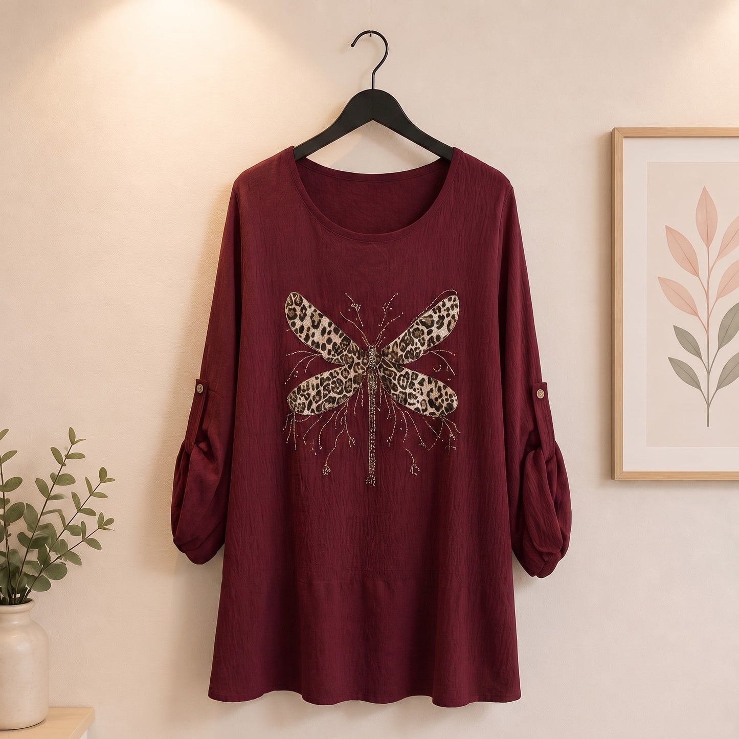 Longshirt mit Libelle