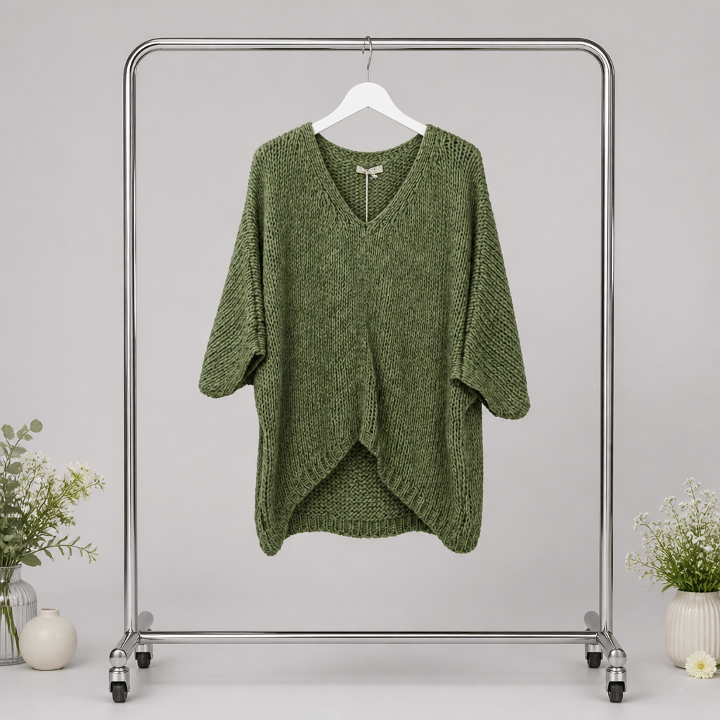 Strickpulli kurzarm