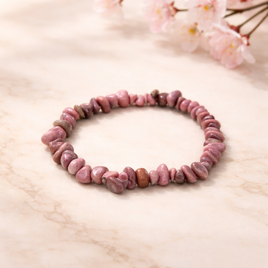 Splitterarmband Rhodonit