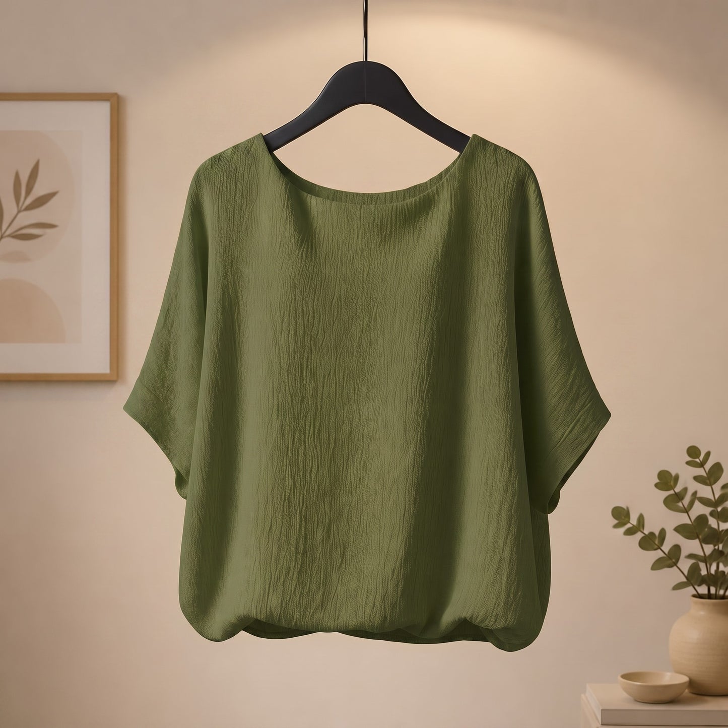 Leichte Ballon Bluse