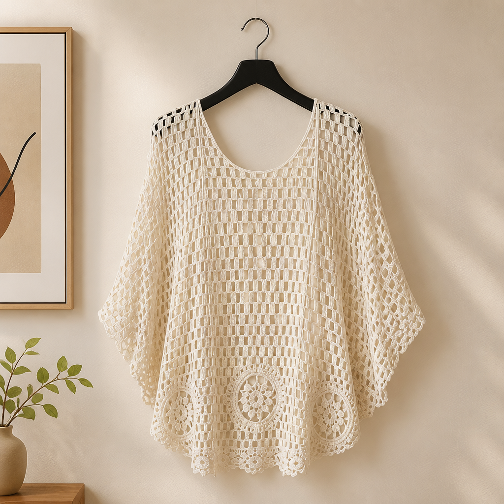 Häkel Pulli mit Untershirt
