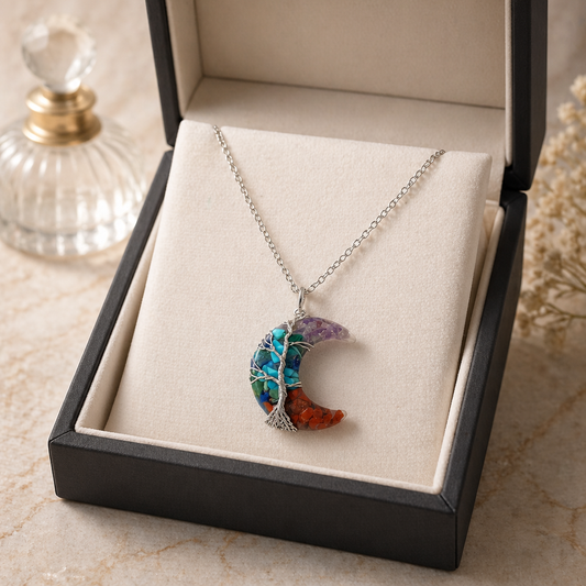 Kette Mit Orgonit-Chakra Mond