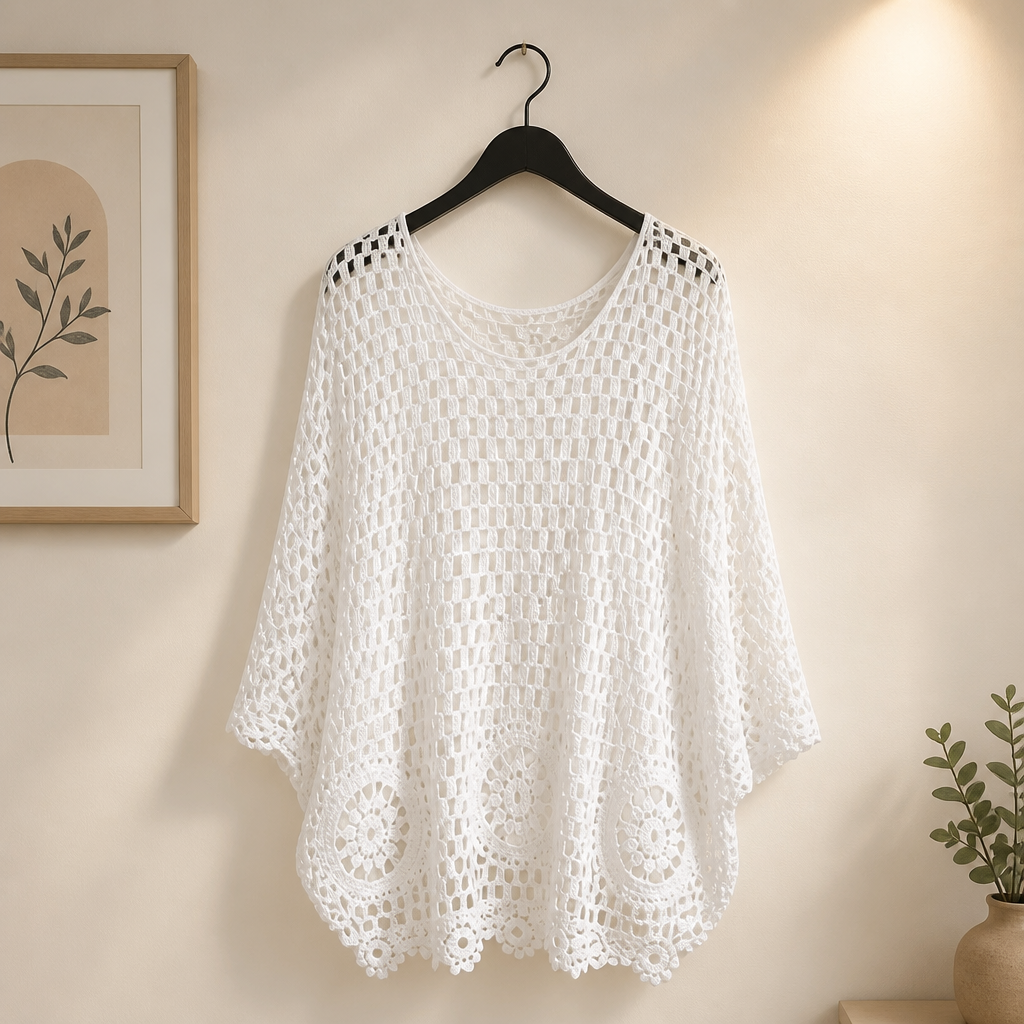 Häkel Pulli mit Untershirt