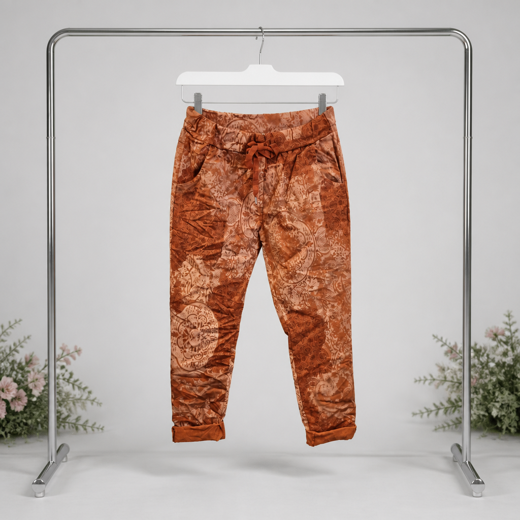 Jogpant mit floralem Print