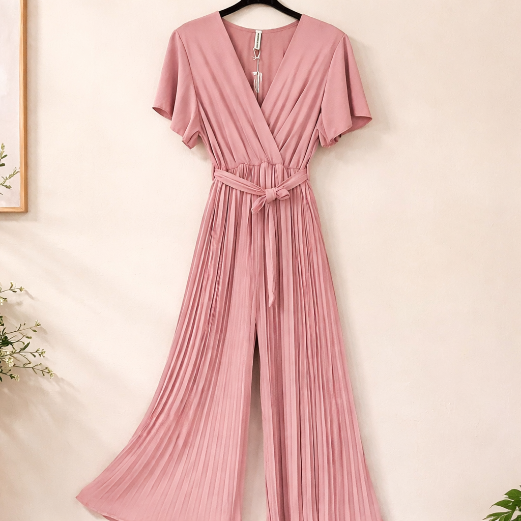 Plissee Jumpsuit
