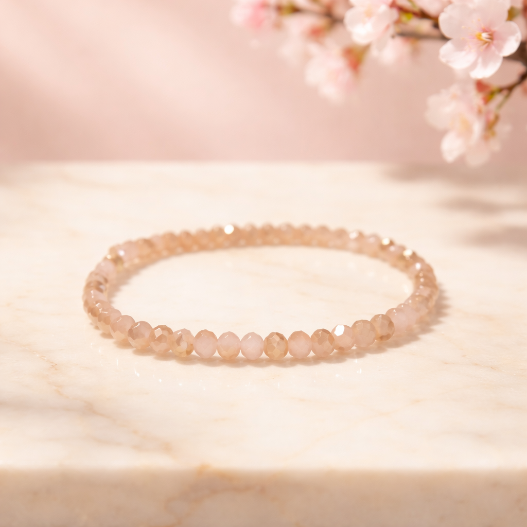 Armband aus geschliffen Glasperlen
