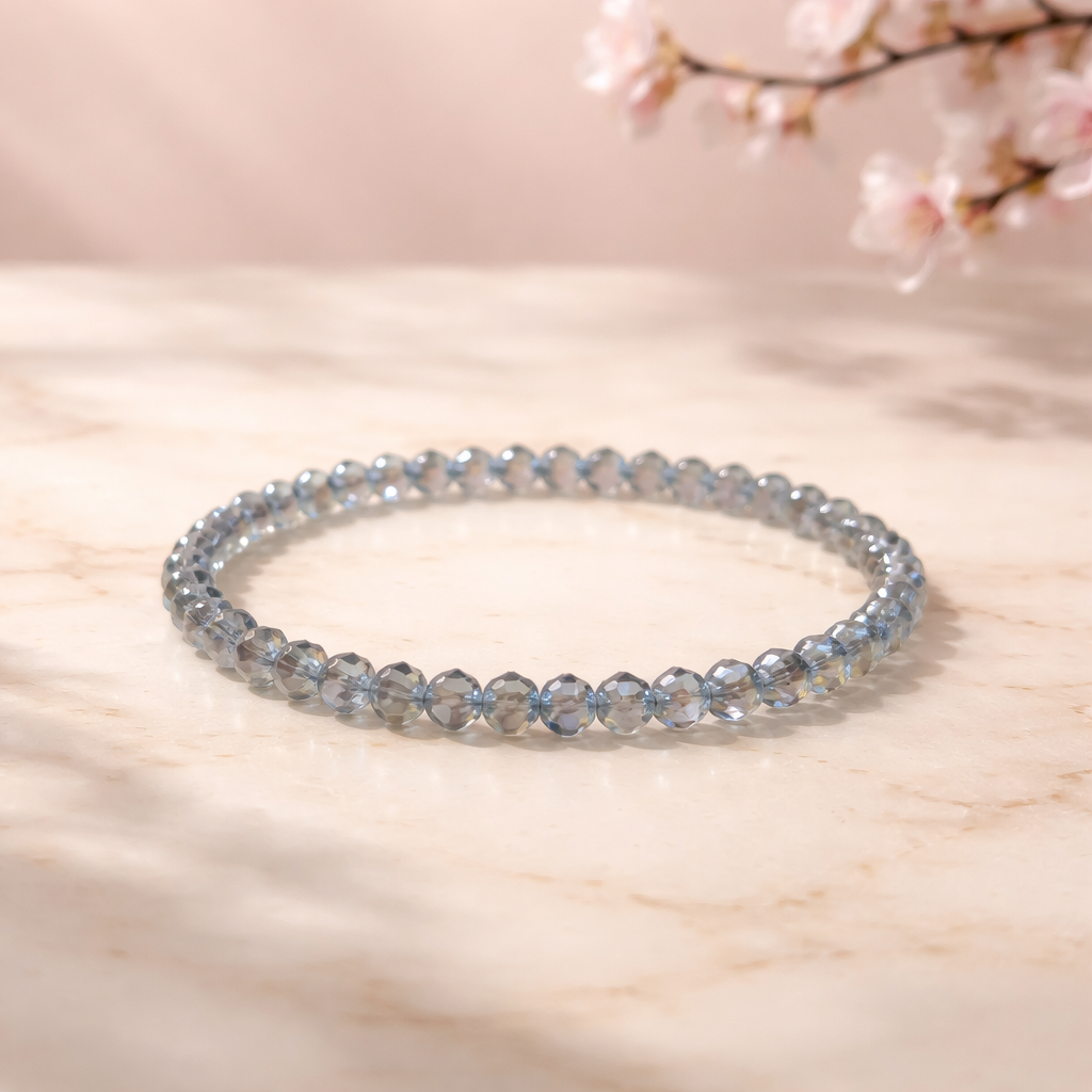 Armband aus geschliffen Glasperlen