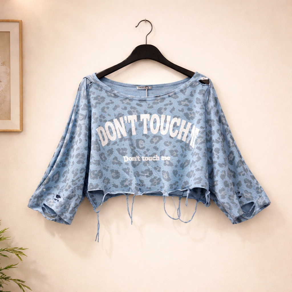 Crop Top "Don't Touch me"