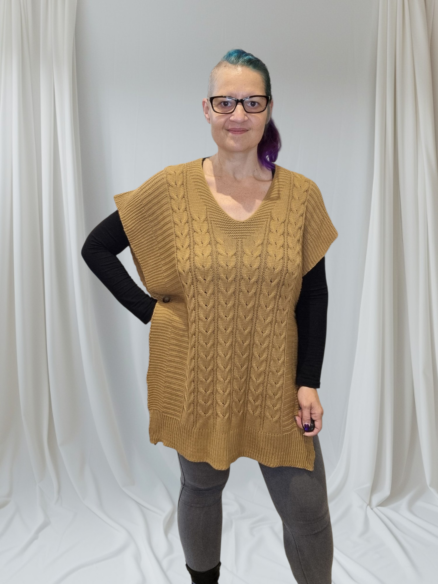 Bluse mit Pollunder