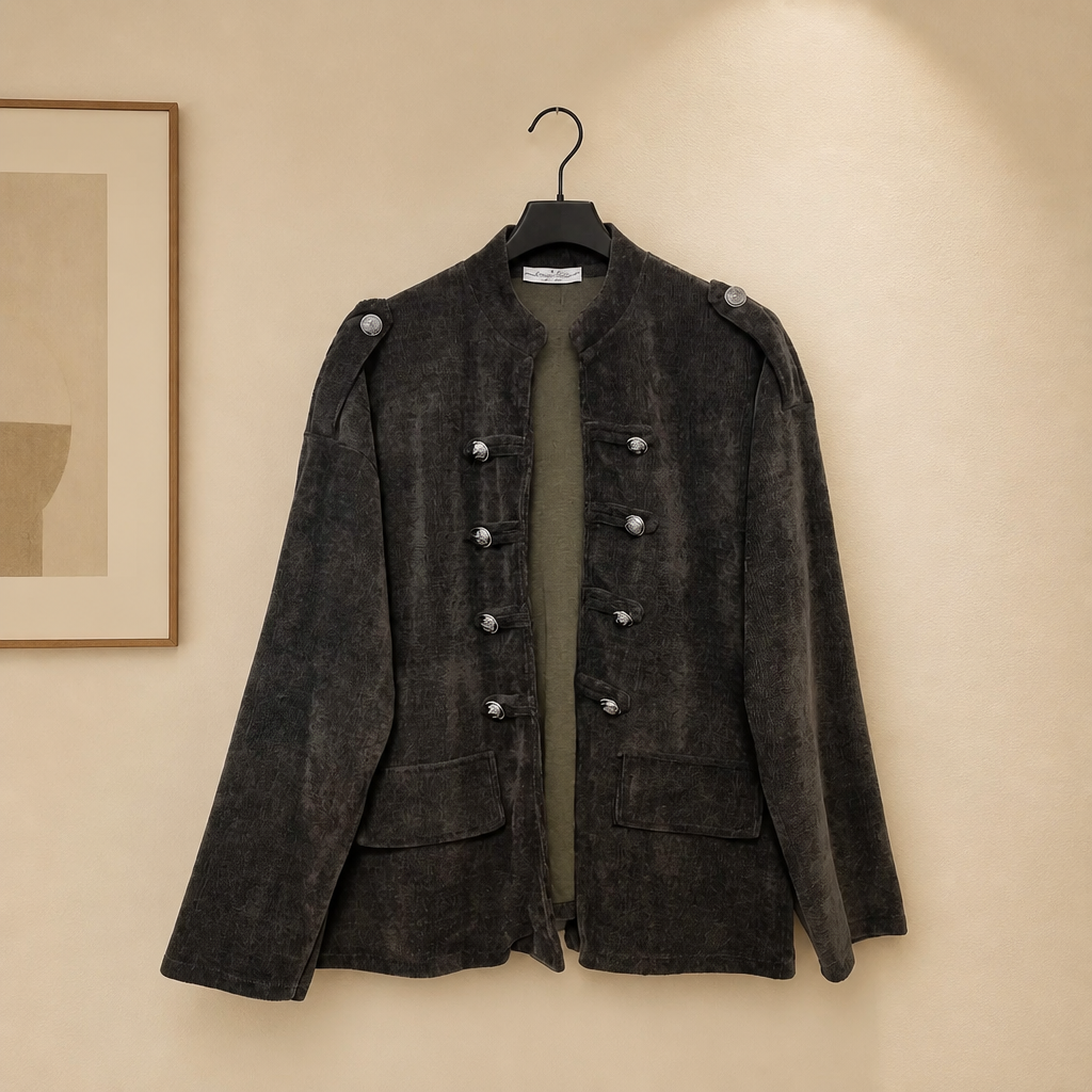Cordjacke im Military Style