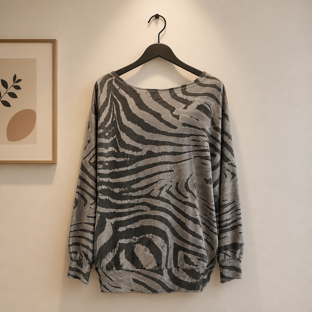 Oversize Shirt Zebra