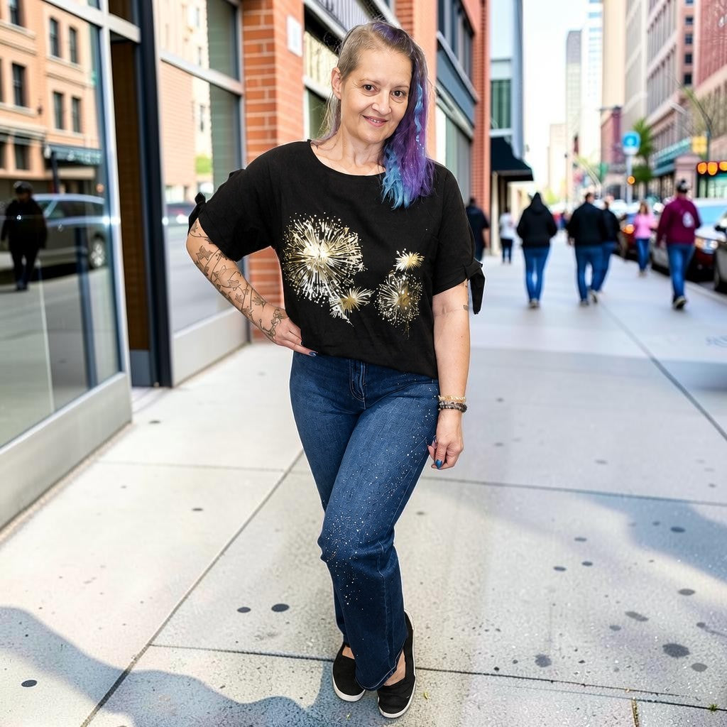 Shirt mit Pusteblumen