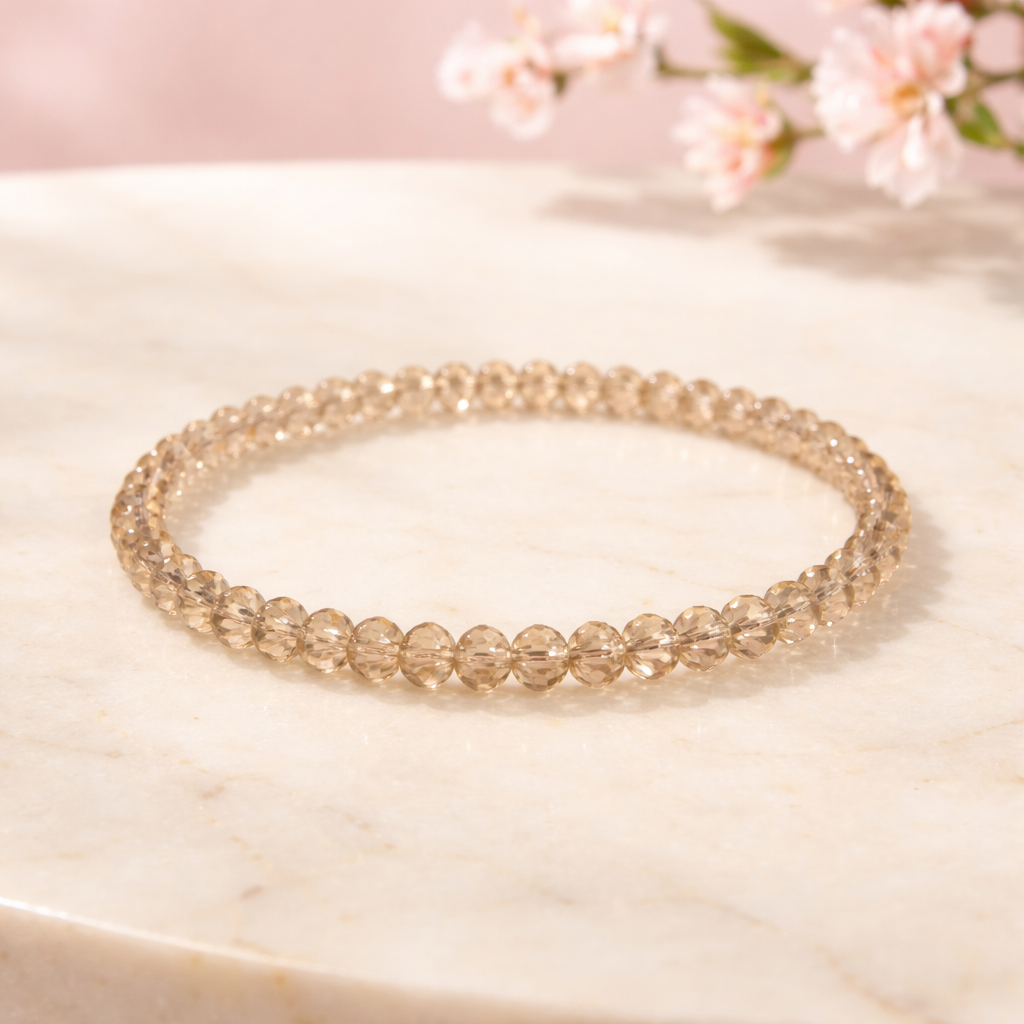 Armband aus geschliffen Glasperlen