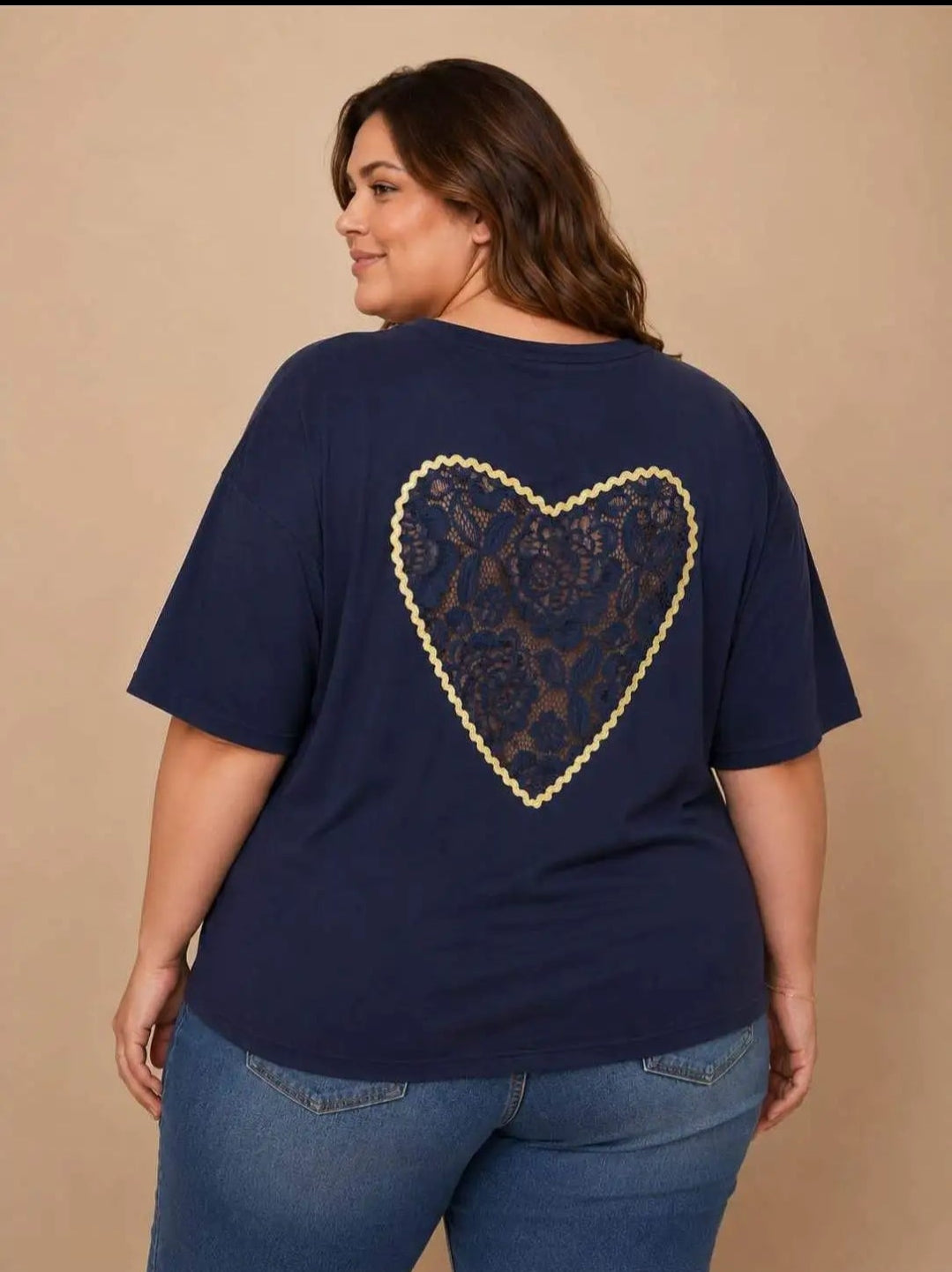 T-Shirt mit Rückendetail