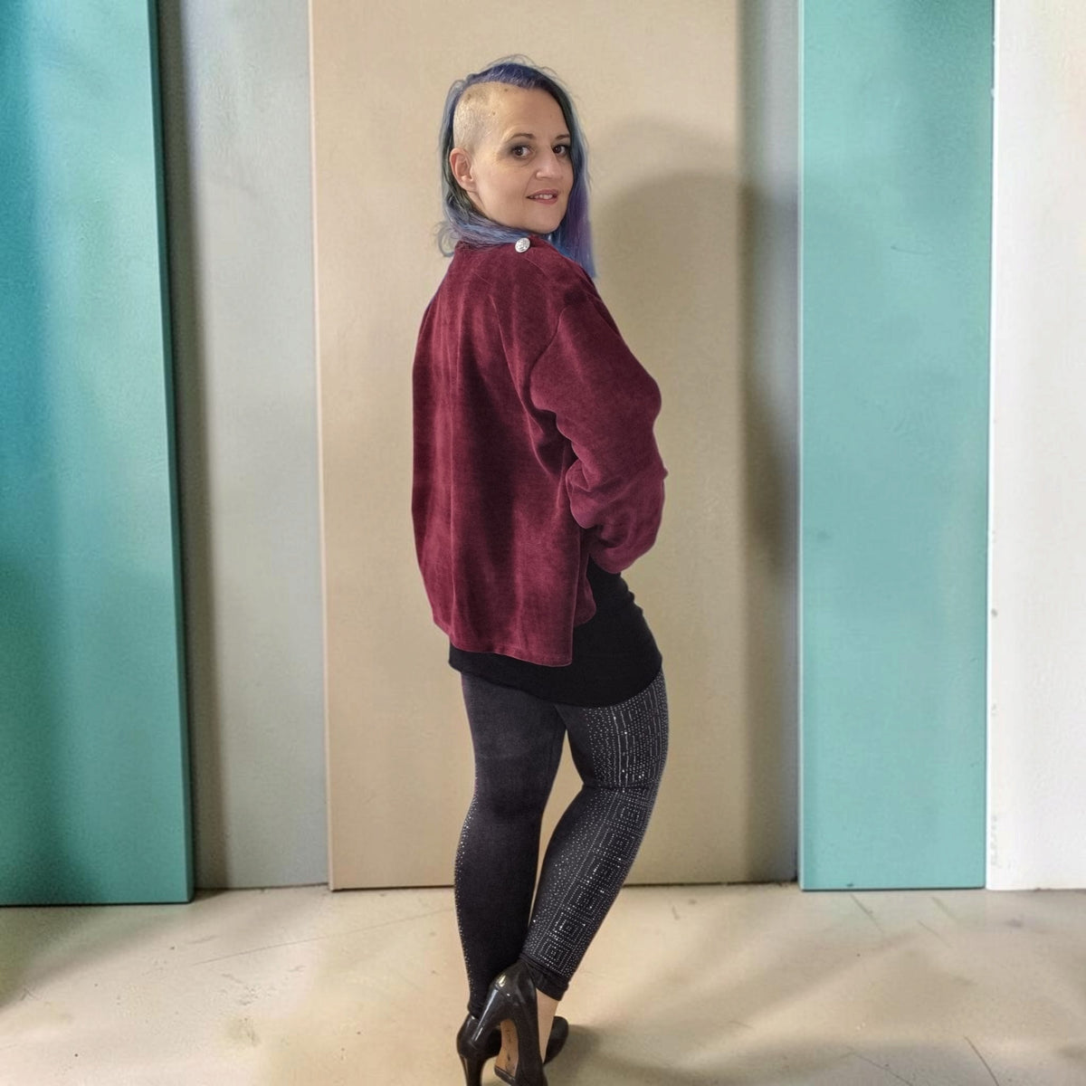 Cordjacke im Military Style