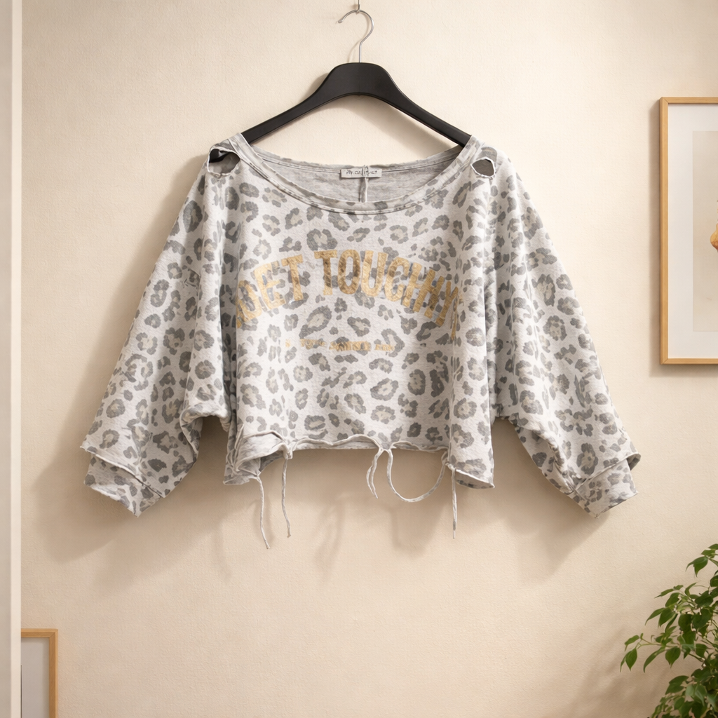Crop Top "Don't Touch me"