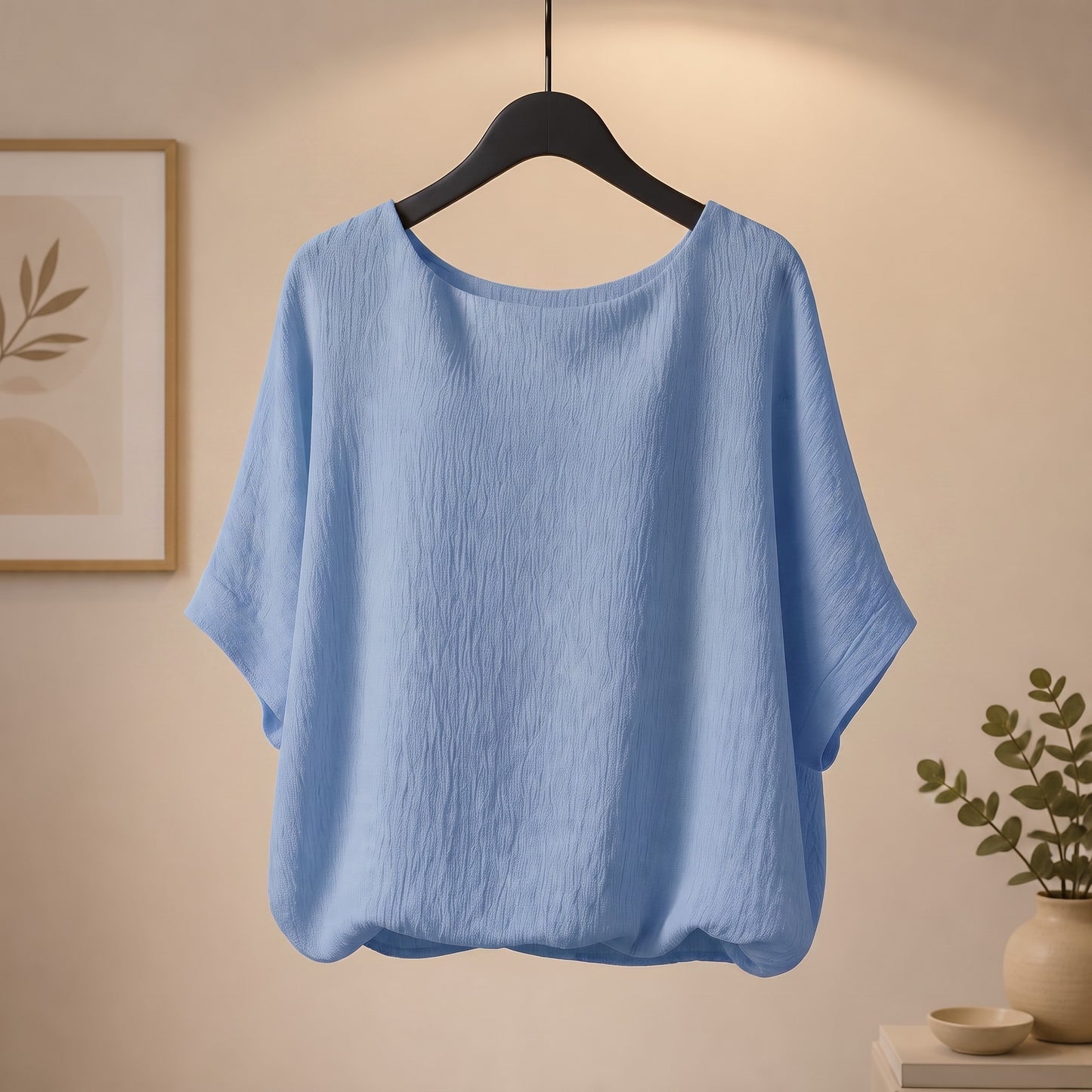 Leichte Ballon Bluse