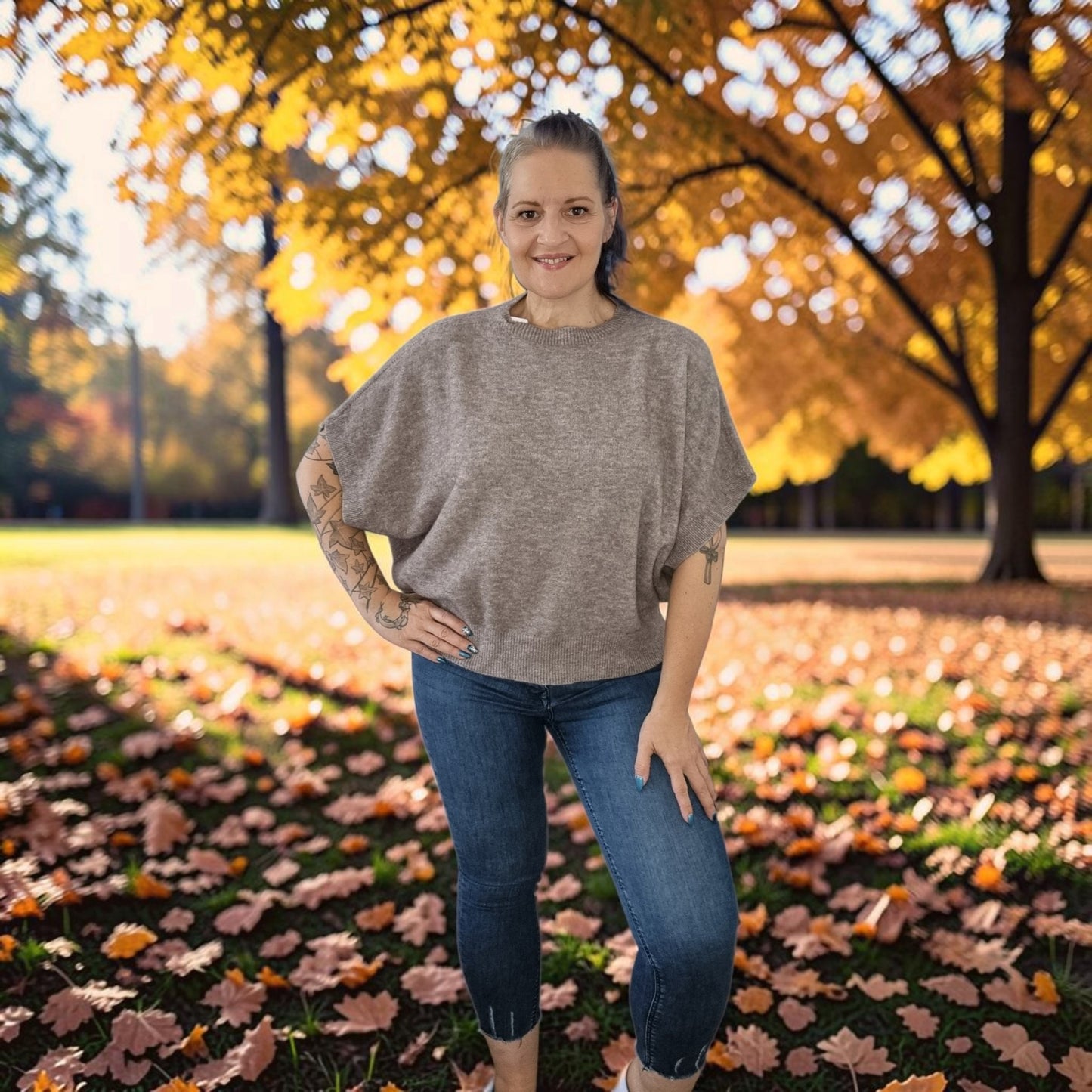 Kurzarm Pulli