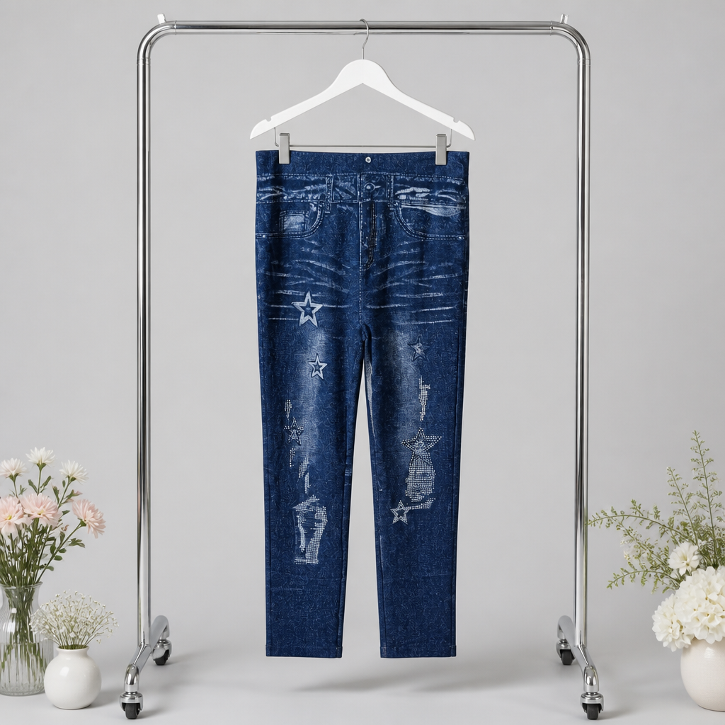 Jeggings Glitzer Style