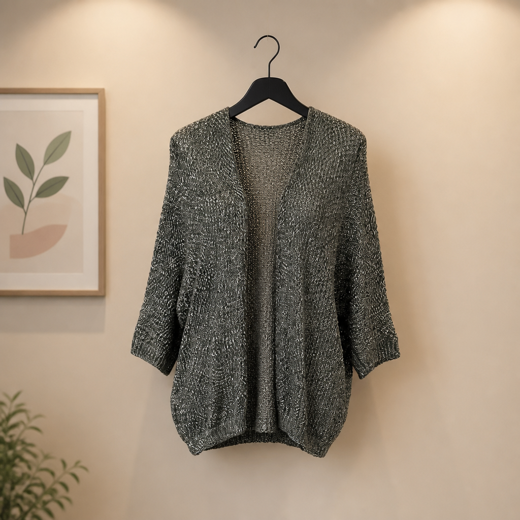 Cardigan mit Lurex