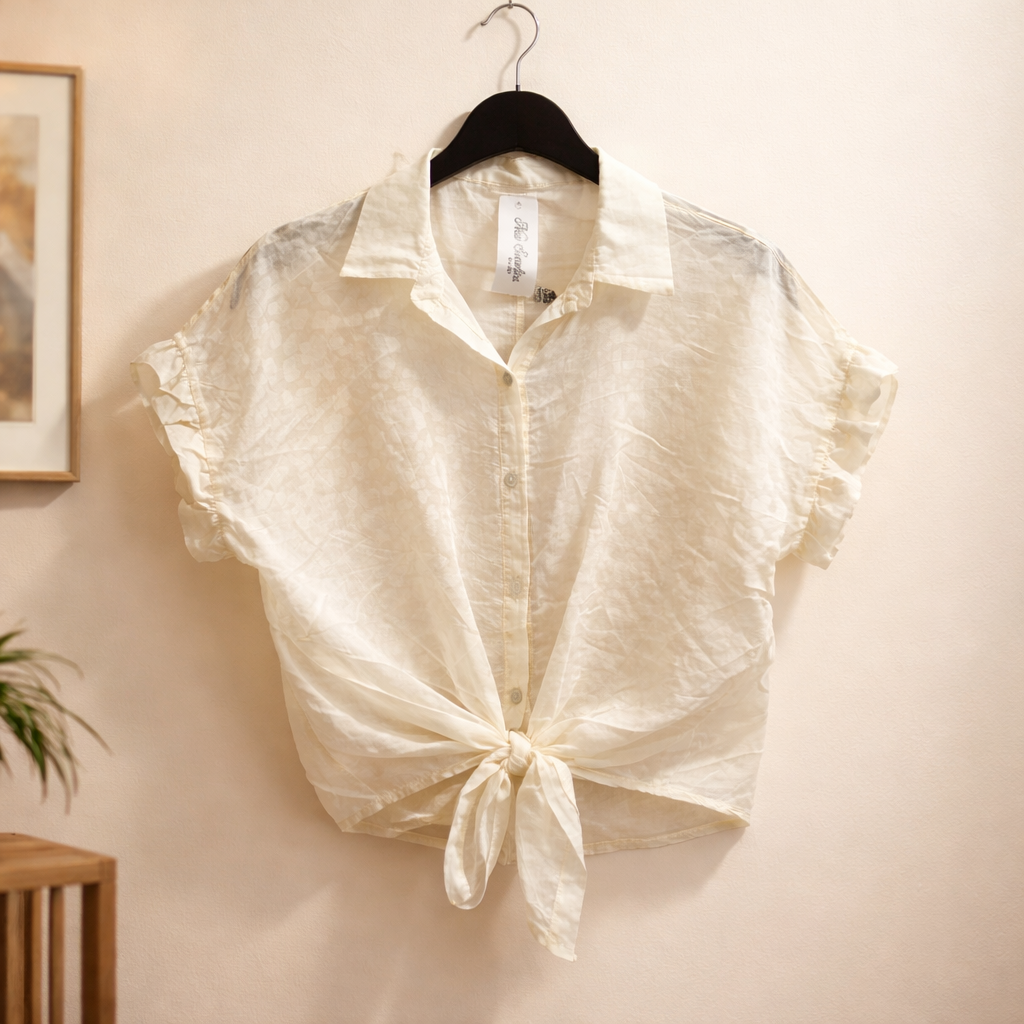 Leichte Bluse mir Leo Print